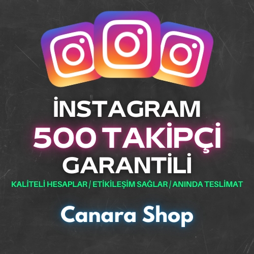  ⭐INSTAGRAM 500 GERÇEK TAKİPÇİ - Garantili - En İyisi